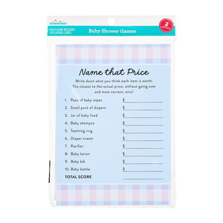 2-Piece Baby Shower Games Set, 100 Cards, by Way To Celebrate