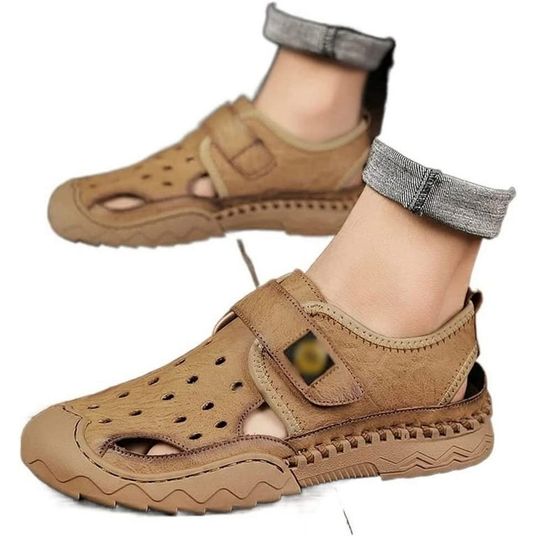 Mens Sandals Outdoor Non-Slip Trekking Outdoor Comfortable Beach