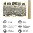thumbnail image 7 of HISTORIX 1912 Asheville North Carolina Vintage Map Poster Wall Art Print, 24 x 36 Inch, 7 of 7