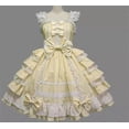thumbnail image 5 of Lolita Dresses Sweet Pink Bows Ruffles Cotton Mini Skirts Girl Cosplay Custome, 5 of 5