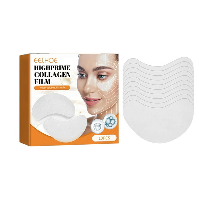 Minnieouse Parches para ojos de película soluble en antienvejecimiento hialurónico hidratante reafirmante máscaras para ojos parche Cuidado de ojos