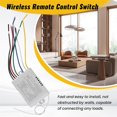 thumbnail image 5 of 4 Way Light Lamp Digital Wireless Remote Control Switch ON/OFF 220V, 5 of 5