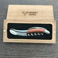 thumbnail image 2 of Laguiole En Aubrac Sommelier Waiter's Corkscrew, Redheart wood Handle, Wine Opener With Foil Cutter & Bottle Opener, 2 of 3