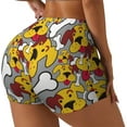 thumbnail image 2 of Vsdgher Cute Dog print Workout Shorts for Women Seamless Soft Smooth Gym Yoga Scrunch Active Exercise Fitness Shorts, 2 of 8