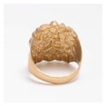 thumbnail image 4 of Diamond-Cut Extra Large Oval Nugget Men's Adult Ring 10K Yellow Gold, 6.50 Gr – Goldum NYC, 4 of 5