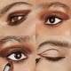 thumbnail image 2 of Wonderskin 1440 Lápices delineadores de ojos marrones de larga duración Delineador de ojos resistente al agua Maquillaje de ojos Lápiz de cejas marrón de larga duración a prueba de manchas (azúcar mor, 2 of 8
