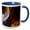 Blue/White, variant on 3drose, Galaxy and Nebula - Bubble Nebula, 15oz Two-tone Red Mug