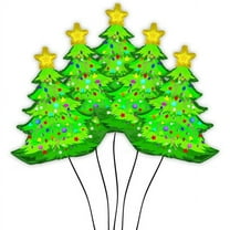 PMU Christmas Tree w/ Branches 35 Inch Mylar-Foil Balloon Pkg/5