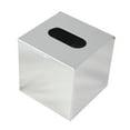 thumbnail image 3 of BESTYASH 1Ud Caja De Tejidos Para Hogar De Acero Inoxidable Plateada Con Soporte Para Pared, 3 of 8