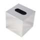 thumbnail image 3 of OULII 1Ud Caja Para Pañuelos Con Cubierta Impermeable Y Moderno En Acero Inoxidable Color Plata, 3 of 8