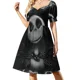 thumbnail image 1 of Vestido de manga corta The PunmpKin King, vestidos elegantes para mujer, ropa de mujer, vestidos de verano para mujer, 1 of 8