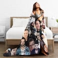 thumbnail image 5 of Sebastian Stan Fashion Personality Blanket Winter Super Soft Quilt Bed Durable Warm Lightweight Blanket60"x50", 5 of 6