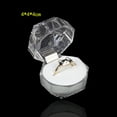 thumbnail image 3 of 20PCS Ring Box Fashion Clear Acrylic Ring Bearer Box Jewelry Box for Wedding, 3 of 6