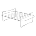 thumbnail image 2 of Lipstore Air Fryer Stand Metal Air Fryer Accessories for Vegetables Cookies Breakfast Rectangular Grill, 2 of 8