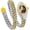 Gold Silver Brown, variant on Luxury Dress Gold-Tone Women’s Bangle Watch – Unique Snake Dial Elegant Spiral Twist Cuff Quartz Bracelet Wristwatch, Fashion Dainty Wrap Watch for Ladies