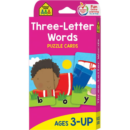 Puzzle Card: Three Letter Words: Puzzle Card