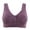 A-Purple295, variant on Daisy Bras For Older Women Front Closure Backless Comfortable Adjustable Straps Seamless Push Up Full Coverage Bras