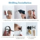 thumbnail image 5 of Juego de 3 ganchos para toallero y soporte de papel higiénico de acero inoxidable. yeacher  Accesorios de baño, 5 of 7