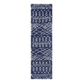 thumbnail image 6 of Unique Loom Rabat Shag Collection Area Rug - Geometric (2' 7" x 10' Runner Navy Blue/Ivory), 6 of 7