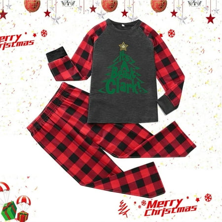 

Aligament Christmas Pajamas for Family Gray Family Christmas Pjs Matching Sets Christmas Family Parent Child Top Trousers Pajamas Set (Dad)
