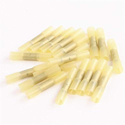Denco Butt Connector, Heat Shrink, Yellow, 12-10, 1000 Pieces