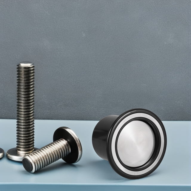 EXHUMKY Portalatas Estable Y De Plástico Negro Para Uso Y Hogar