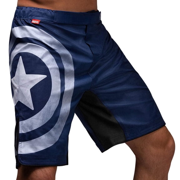Marvel by Hayabusa Hero Elite Captain America Martial Art Fight, Athletic Shorts (Men's)