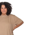 thumbnail image 2 of Playera Manga Corta Cuello Redondo Love my Fit Tallas Extras Plus Size beige 3XL LOVE MY FIT playera manga corta, 2 of 5