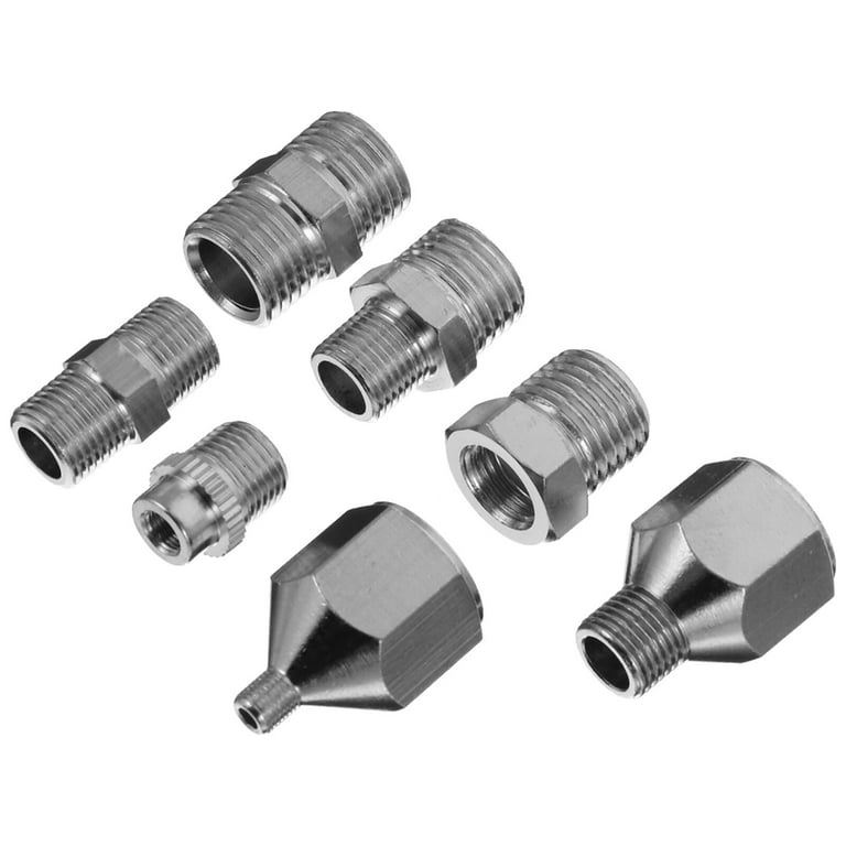 Quick Connect Set Disconnect Adapter Airbrush Air Hose Set 1/8'' Fittings  Part with 4 Fittings