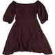 thumbnail image 1 of bar III Vestido ajustado y acampanado para mujer, rojo, 0, 1 of 2