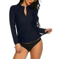 thumbnail image 4 of Women's Rash Guard Sun Protection UV Surf Tops Long Sleeve Swim Shirt, 4 of 5