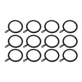 thumbnail image 2 of 12 Pcs Curtain Rings Hanging Hooks for Curtains Rods Pole Voile Heavy Duty Rings Curtain Iron Ring Ear Ring Curtain Rod Hook, 2 of 8