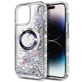 thumbnail image 2 of NageBee Designed for iPhone 13 Pro Max Magnetic Case for MagSafe, Tempered Glass Screen Protector/Wrist Strap Lanyard, Glitter Floating Liquid Cute Case (Diamond), 2 of 6