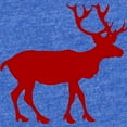 thumbnail image 2 of CafePress - Reindeer_Red - Cute Infant Baby Football Bodysuit, 2 of 3