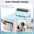 thumbnail image 4 of Gymax 12000 BTU Portable Air Conditioner w/ Fan & Dehumidifier Sleep Mode 24H Timer, 4 of 10