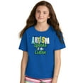 thumbnail image 3 of Autism Speaks If You Listen Awareness Crewneck T Shirts Boy Girl Teen Brisco Brands XS, 3 of 6