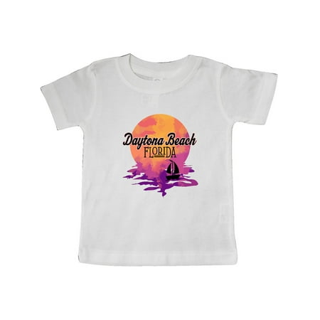 

Inktastic Daytona Beach Florida Sunset Gift Baby Girl T-Shirt