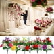 thumbnail image 3 of Monstrate 2x Elegante ramo de flores artificiales para una apariencia sofisticada Diseño elegante Decoración de flores Durabilidad duradera Kits de decoración para fiestas Rosa claro, 3 of 6