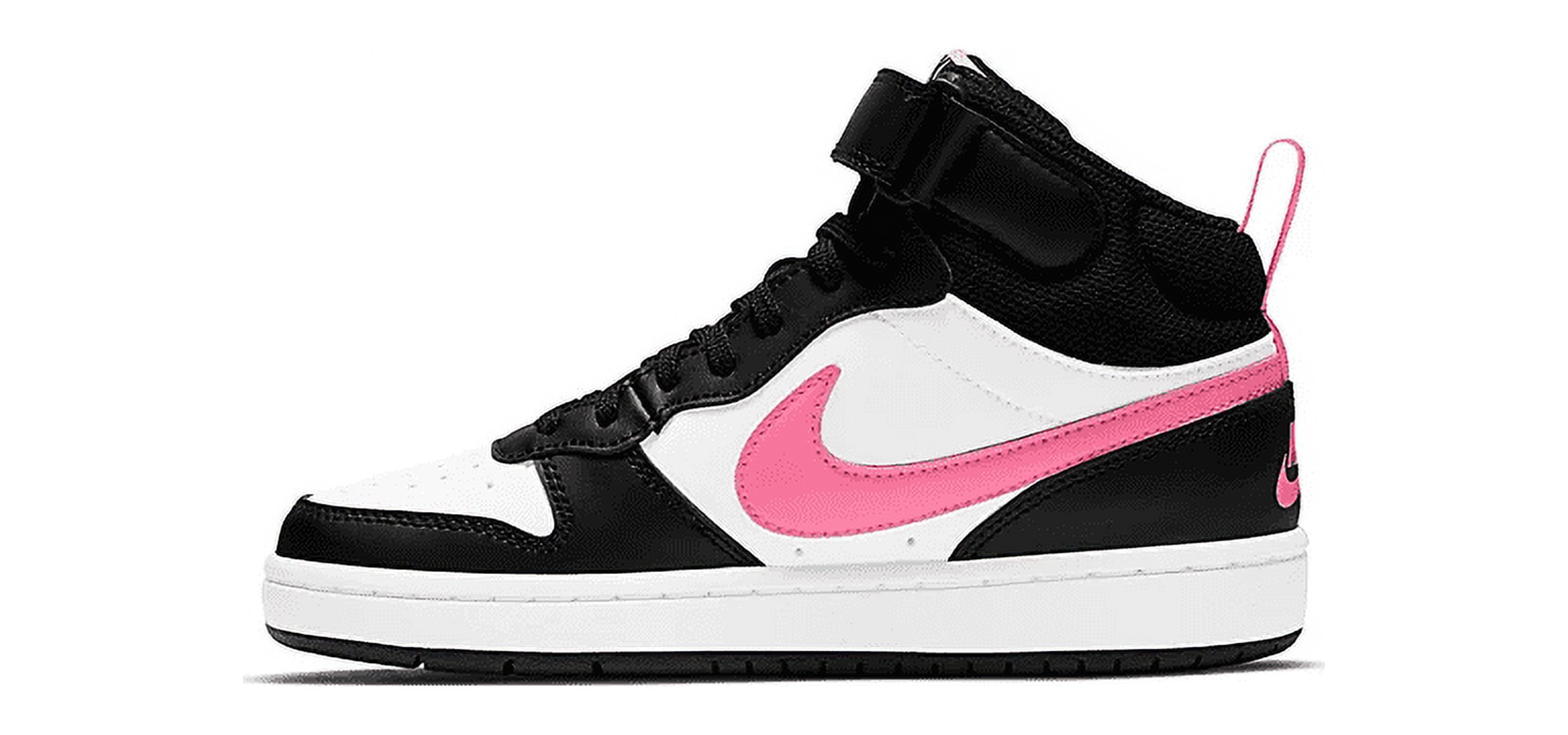 Boy's Court Borough Mid 2 (Big Kid) Black/Sunset Pulse/White 5 Big Kid M