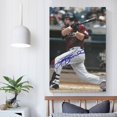 thumbnail image 5 of Autographed Jeff Bagwell Poster Wall Art Poster Gifts Bedroom Prints Home Decor Hanging Picture Canvas Painting Posters 16x24inch(40x60cm), 5 of 6