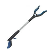 Ettore Grip 'n Grab Multipurpose Pickup Tool 16" Reach - Articulating Head, Rust Proof, Comfortable Handle - Rubber - Blue - 1 Each