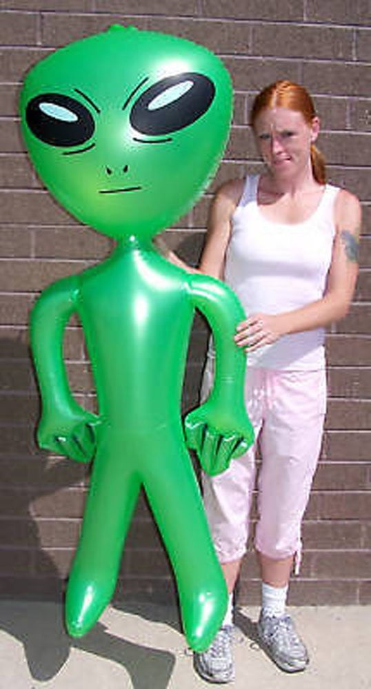 inflatable alien doll