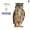 yellow, variant on Decorative Owl Wall Hanging Ornament for Garden Art, Realistic Metal Owl Sculpture for Outdoor Decor, Bird Repellent Deterrent, Adds Charm to Yard, Patio, Home Exterior