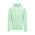 thumbnail image 2 of Mercedes AMG Petronas F1 Unisex Retro Hoodie - Mint/Lilac/Blue, 2 of 6