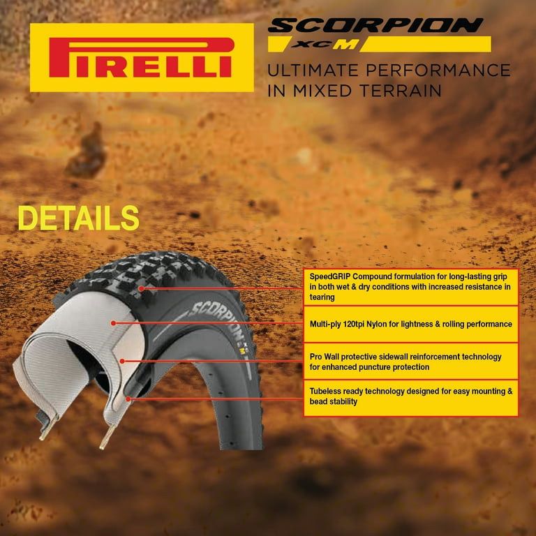 Pirelli Scorpion XC M 29x2.4 Orange Color Edition Tubeless