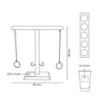 thumbnail image 4 of Paquete 24 piezas Juego swing de destreza con base madera, 4 of 4