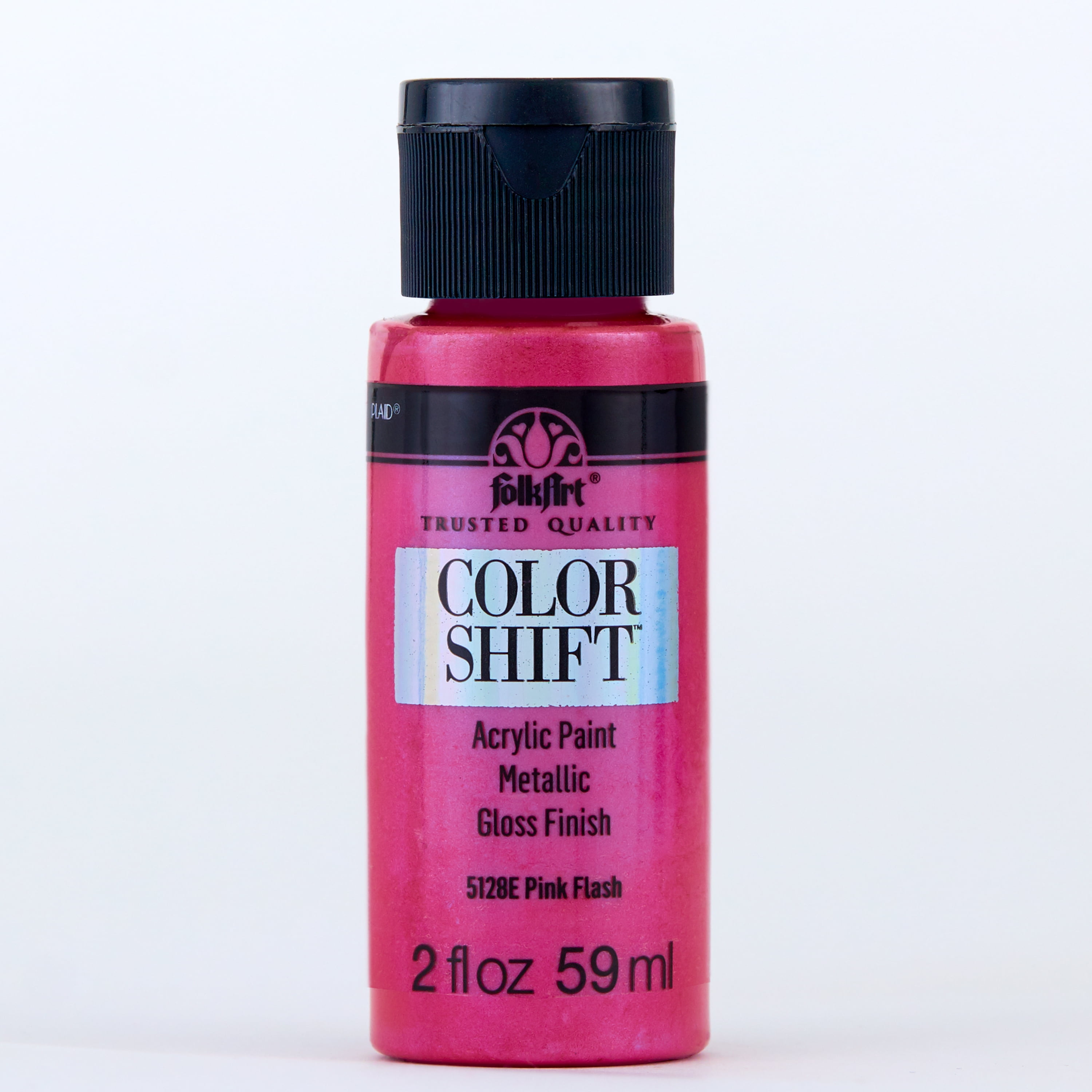 FolkArt 5128E Color Shift Acrylic Craft Paint, Gloss Finish, Pink, 2 fl