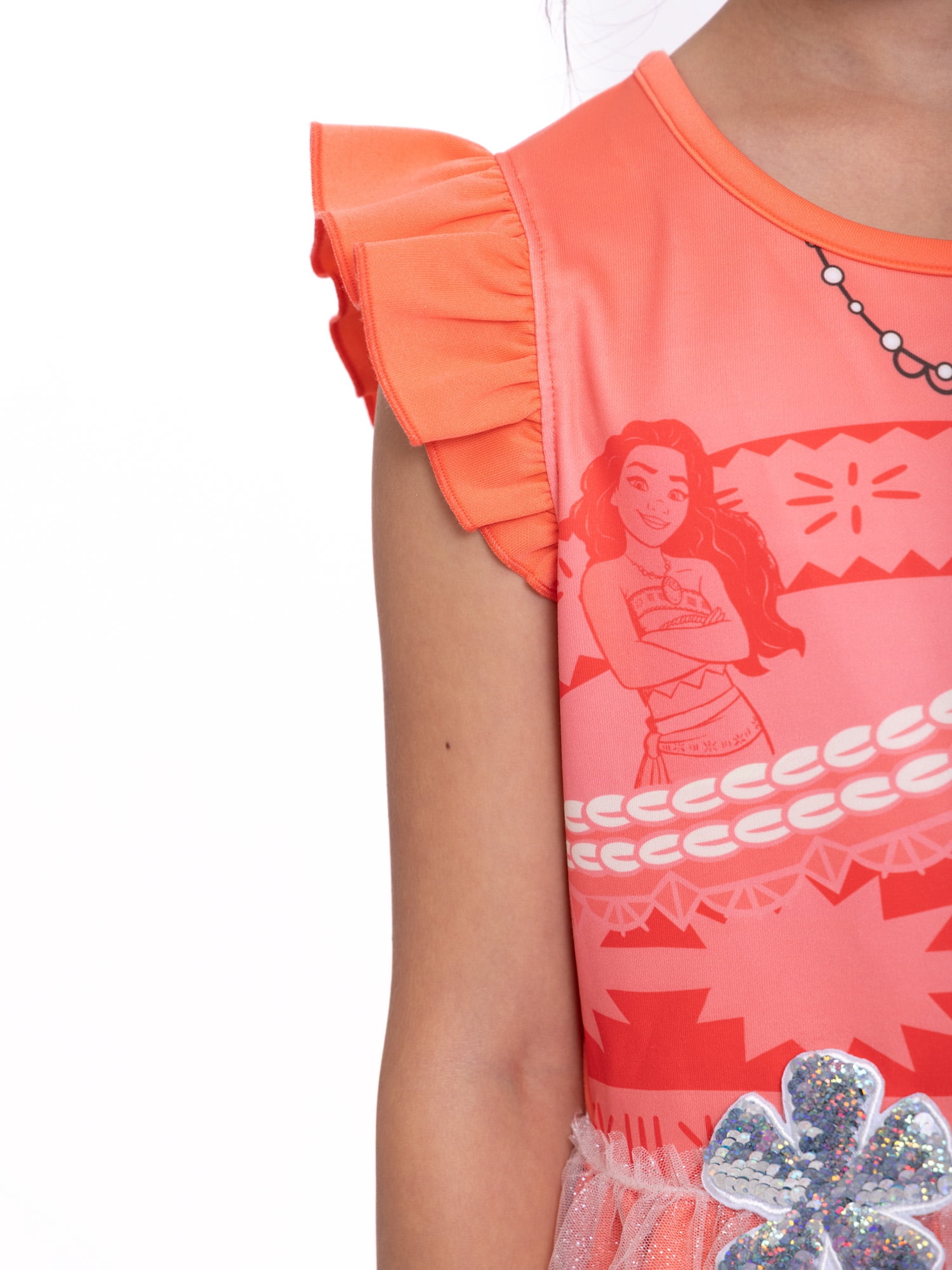 Disney Girls' Moana Princess Cosplay Dress, Sizes 4-16