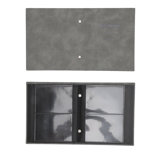 2x3 Photo Album, 64 Pocket Mini Photo Album With Velvet Cover Versatile Photo Card Holder For 3 Inch Film, Business Cards, Bank Cards