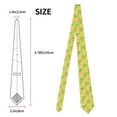 thumbnail image 5 of XMXY Math Pattern Mens Necktie Ties , Yellow Formal Bussiness Wedding Party Printed Tie, 5 of 9